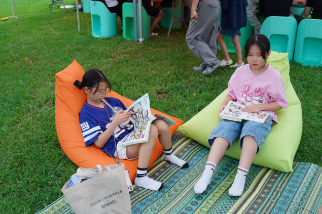 [서울=뉴시스] 독서 중인 어린이. 2025.10.24. (사진=서울시 제공) *재판매 및 DB 금지