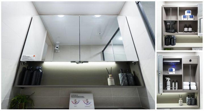[서울=뉴시스] 매직슬라이딩 욕실장' 설치 사진. (사진=두산건설 제공) 2025.10.24. photo@newsis.com *재판매 및 DB 금지