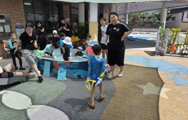 삼척시청소년수련관 봉사활동 모습.(사진=삼척시 제공) *재판매 및 DB 금지