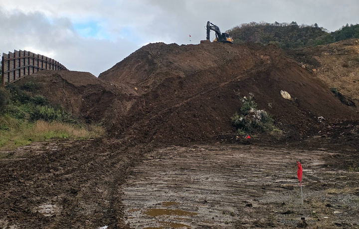 지난 23일 태백시 철암동 고터실산업단지 조성공사가 중장비를 동원해 진행하고 있다.(사진=뉴시스) *재판매 및 DB 금지