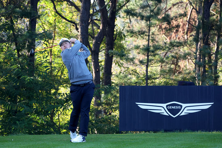 [서울=뉴시스]제네시스 챔피언십 나선 임성재. (사진=KPGA 투어 제공)