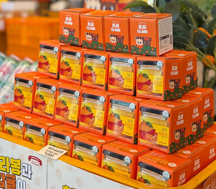 [서울=뉴시스] 제주 상생브랜드 2호 제품인 '귤귤잼' (사진=대상 제주CIC 제공) 2025.10.27. photo@newsis.com *재판매 및 DB 금지