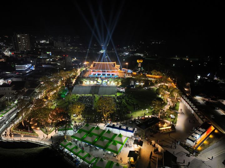 [보성=뉴시스] 전남 보성군은 보성읍 열선루공원 일대에서 '제1회 보성 열선루 이순신 역사문화축제'를 개최했다고 25일 밝혔다. (사진=보성군 제공) 2025.10.25. photo@newsis.com *재판매 및 DB 금지