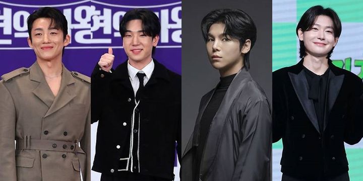 왼쪽부터 신승태, 최수호, 김준수, 김용빈