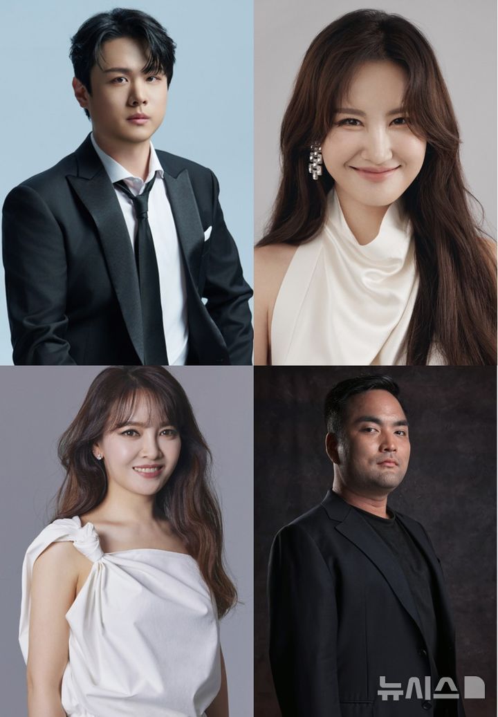 [서울=뉴시스]M클래식 축제 성악가 시리즈 '노래의 날개 위에' 출연진. (왼쪽 위부터 시계방향으로) 테너 김민석, 소프라노 박혜상, 바리톤 박주성, 소프라노 임선혜. (사진=마포문화재단 제공)
