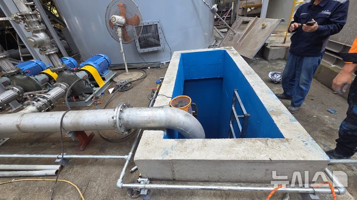 [경주=뉴시스] 경북 경주시 안강읍 두류공단 내 아연 가공업체 사고 현장. (사진=뉴시스 DB). photo@newsis.com 