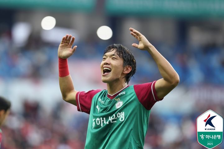 [서울=뉴시스] 프로축구 K리그1 대전하나시티즌의 이명재. (사진=한국프로축구연맹 제공) *재판매 및 DB 금지