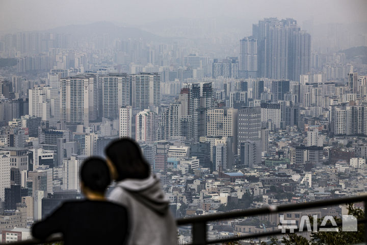서울시내 아파트 단지 모습. 뉴시스 자료사진.
