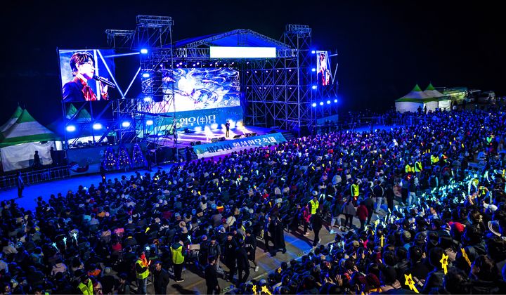 [횡성=뉴시스] 횡성한우축제 현장. (사진=횡성군 제공) 2025.10.27. photo@newsis.com *재판매 및 DB 금지