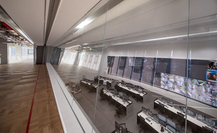 [서울=뉴시스] 세종시에 위치한 네이버 데이터센터 '각 세종' 관제센터 (사진=네이버 제공) *재판매 및 DB 금지