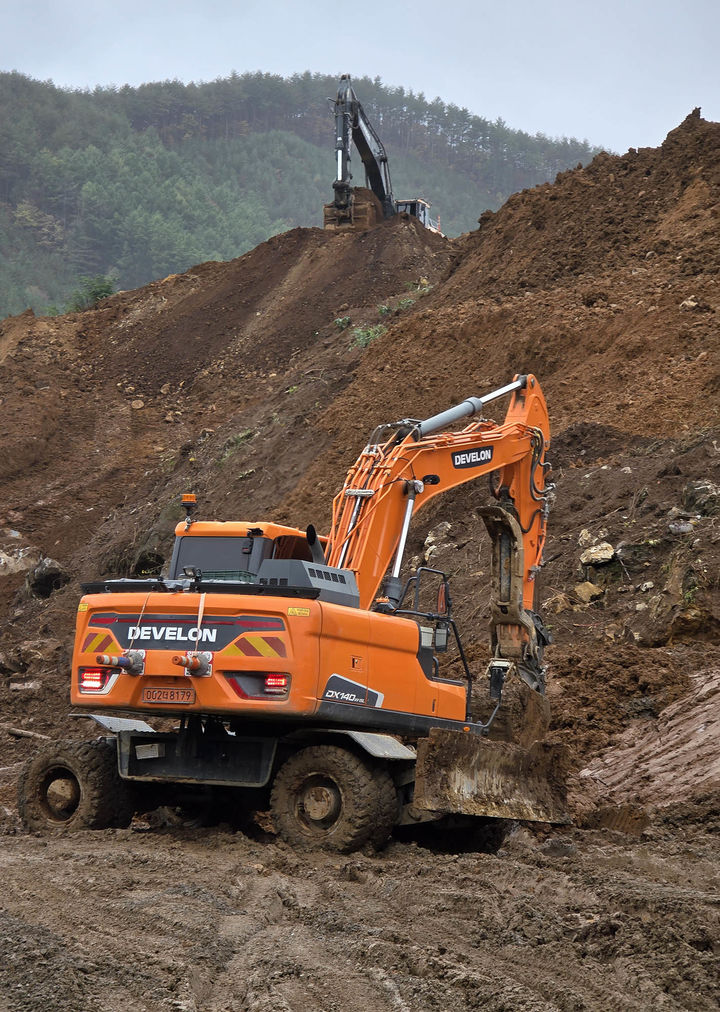 지난 27일 태백시 철암동 고터실산업단지 조성공사 현장 모습.(사진=뉴시스) *재판매 및 DB 금지