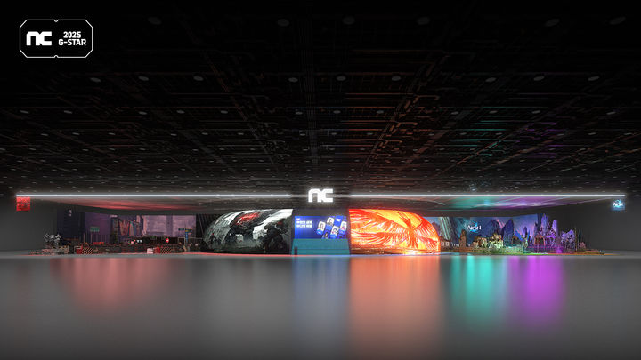 [서울=뉴시스] 엔씨소프트 '지스타 2025' 부스 조감도 (사진=엔씨소프트 제공) *재판매 및 DB 금지