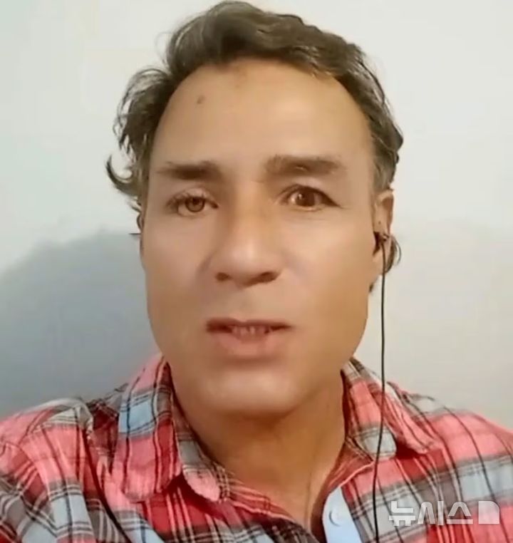  [뉴시스] 멕시코 마약 카르텔을 취재하던 중 살해된 기자 미겔 앙헬 벨트란의 모습. (사진=틱톡캡처) 2025.10.27