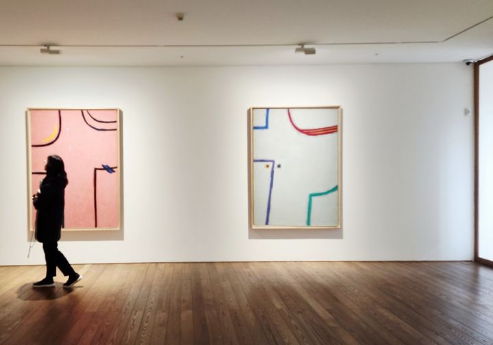 페이스갤러리 서울에 선보인 김환기의 대형 추상 회화. *재판매 및 DB 금지