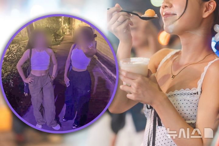 [서울=뉴시스] 한 중국인 블로거가 식당에서 복장을 지적당하며 퇴출당했을 당시 착용한 복장(사진=사우스차이나모닝포스트) 2025.10.27. 