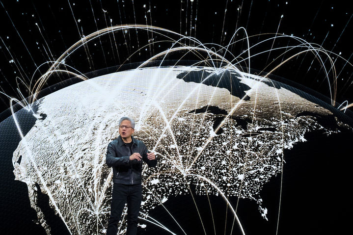 엔비디아 CEO 젠슨 황 행사 사진