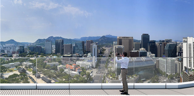 [서울=뉴시스] 옥상전망대(소공1지구 더플라자호텔). 2025.10.29. (자료=서울시 제공) *재판매 및 DB 금지