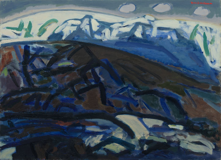 설경의 설악산 100x72.6cm Oil on canvas 1992 *재판매 및 DB 금지