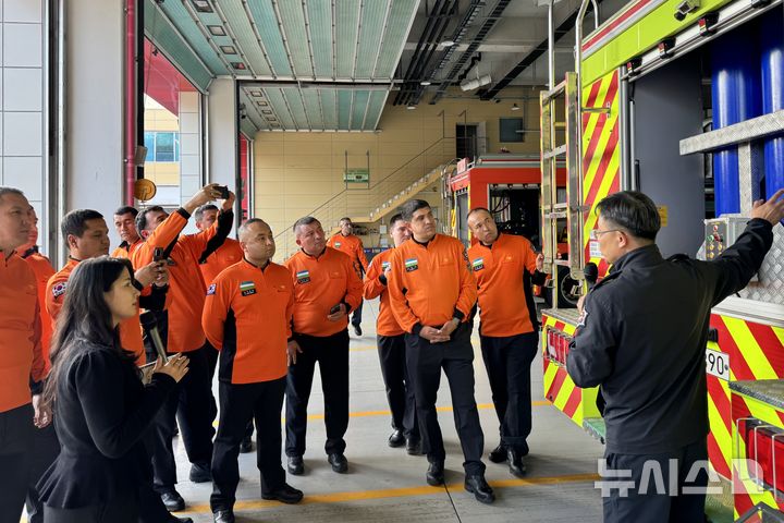 우즈벡 소방대원들, 인천소방학교서 재난대응 역량 강화