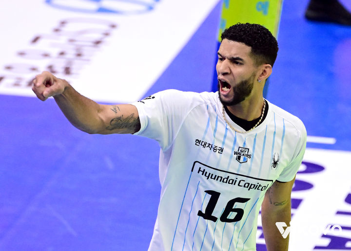 [서울=뉴시스]남자배구 현대캐피탈 레오. (사진=KOVO 제공)