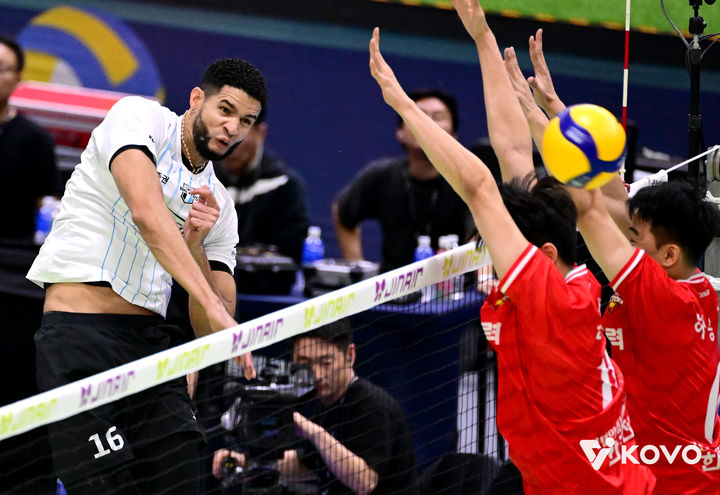 [서울=뉴시스]남자배구 현대캐피탈 레오. (사진=KOVO 제공)