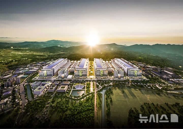 [용인=뉴시스]용인반도체클러스터 일반산업단지 조감도(사진=뉴시스 DB) photo@newsis.com
