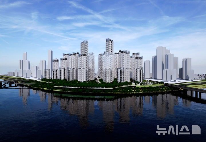 [서울=뉴시스] 압구정3구역 재건축 투시도. (사진=서울시 제공) photo@newsis.com