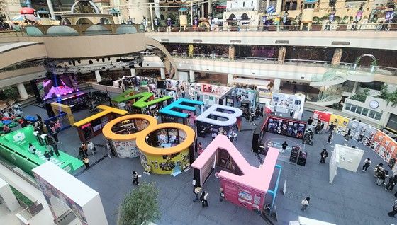 2025 월드 웹툰 페스티벌 기획전시 전경. (사진=한국콘텐츠진흥원 제공) *재판매 및 DB 금지