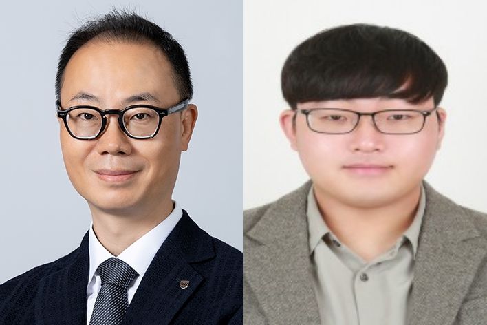 [천안=뉴시스] 한국기술교육대 컴퓨터공학부 김원태(왼쪽) 교수와 권준형 박사과정생. (사진=한국기술교육대학교 제공) 2025.10.30. photo@newsis.com. *재판매 및 DB 금지