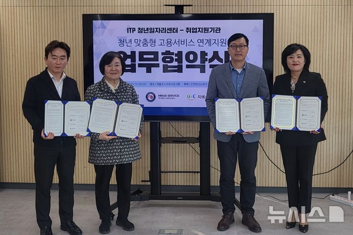 인천TP, 청년 맞춤형 고용서비스 연계지원 업무협약