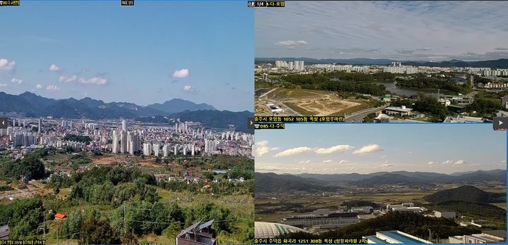 충주 민간 고층 건물에 설치한 CCTV화면 *재판매 및 DB 금지