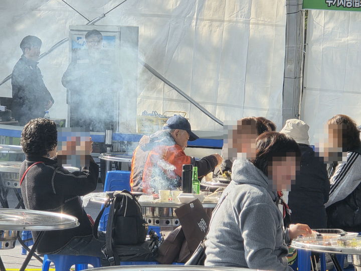 30일 오전 축제장에 마련된 한우 시식음식점. syi23@newsis.com. *재판매 및 DB 금지