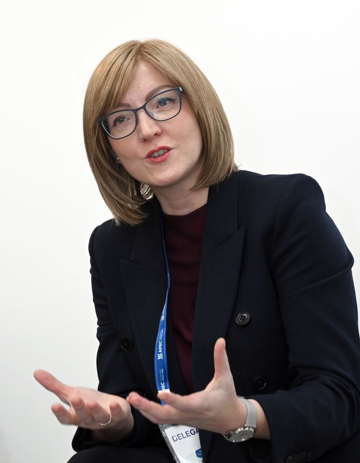 [경주=뉴시스]이바나 제멜코바 글로벌 수소위원회 CEO. (사진=현대차 제공) 2025.10.30. photo@newsis.com *재판매 및 DB 금지