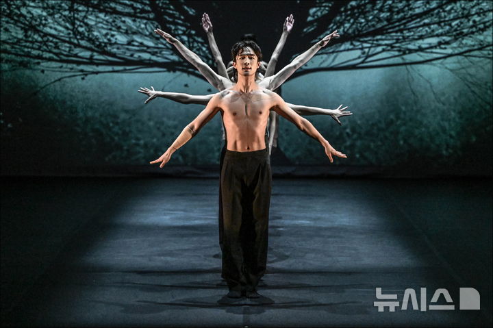  [서울=뉴시스]서울시발레단 '언더 더 트리즈 보이시스' 공연 장면. (사진=세종문화회관 제공)
