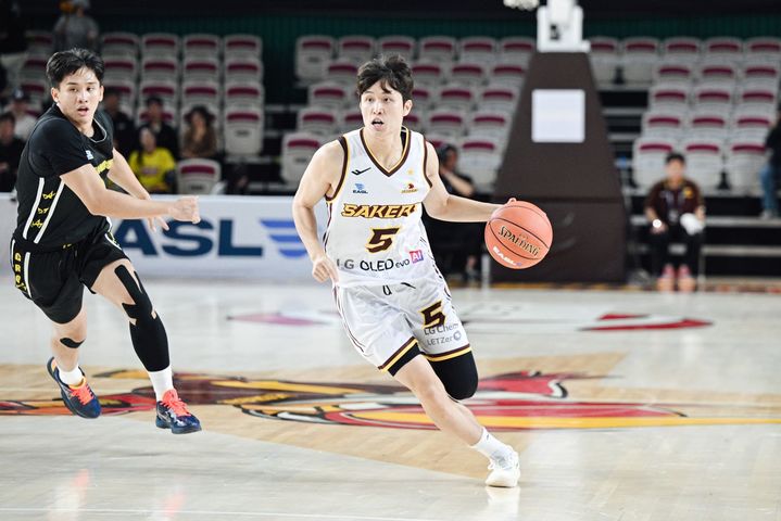 [서울=뉴시스] 프로농구 창원 LG의 양준석. (사진=EASL 제공) *재판매 및 DB 금지