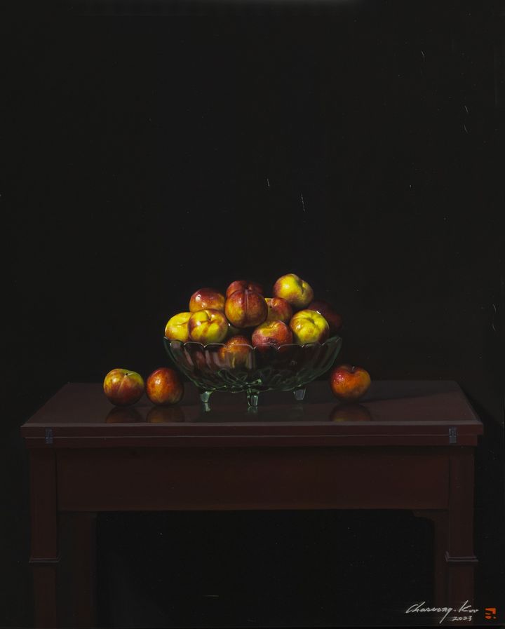 구자승, 자두 2023 Oil on canvas 91 x 72.7 cm-s *재판매 및 DB 금지