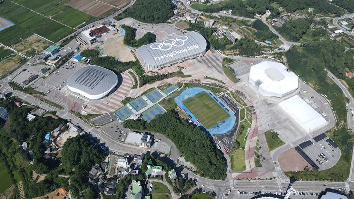 [강릉=뉴시스] 강릉 올림픽 파크 내 조성된 ITS 생태공원 전경.(사진=강릉시 제공)photo@newsis.com *재판매 및 DB 금지