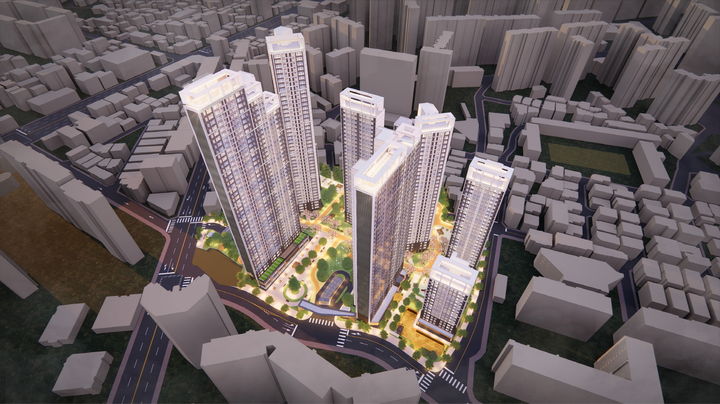 [서울=뉴시스] 창동상아1차아파트 재건축사업 조감도. 2025.10.31. (자료=도봉구 제공) *재판매 및 DB 금지