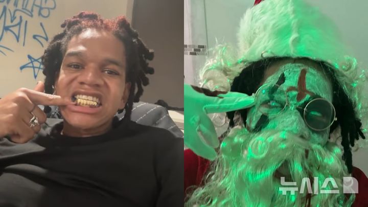 [서울=뉴시스] 27일 유튜브 라이브 방송에서의 모슬리의 모습 (사진=뉴욕포스트) 2025.10.30. 