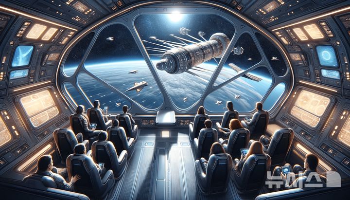 [서울=뉴시스] 이노베이티브 스페이스 캐리어 우주 수송선의 내부 조감도 (사진=이노베이티브 스페이스 캐리어) 2025.10.28. 