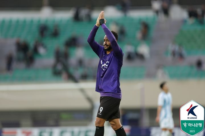 [서울=뉴시스]K리그1 안양 골잡이 모따. (사진=한국프로축구연맹 제공)