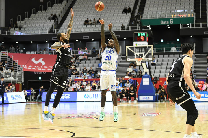 [서울=뉴시스] 프로농구 대구 한국가스공사의 라건아. (사진=KBL 제공) *재판매 및 DB 금지