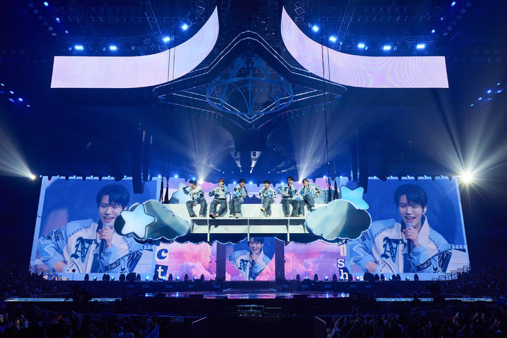 [인천=뉴시스] 엔시티 위시(NCT WISH)가 인천 인스파이어 아레나에서 첫 단독 콘서트 콘서트를 펼치고 있다. (사진 = SM엔터테인먼트 제공) 2025.11.02. photo@newsis.com *재판매 및 DB 금지