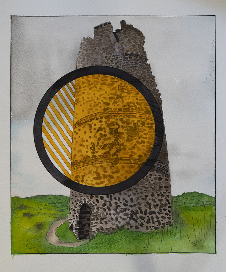 조르주 루스, 프랑스, 오베르뉴,수채화 드로잉, 자료제공 공근혜갤러리 *재판매 및 DB 금지