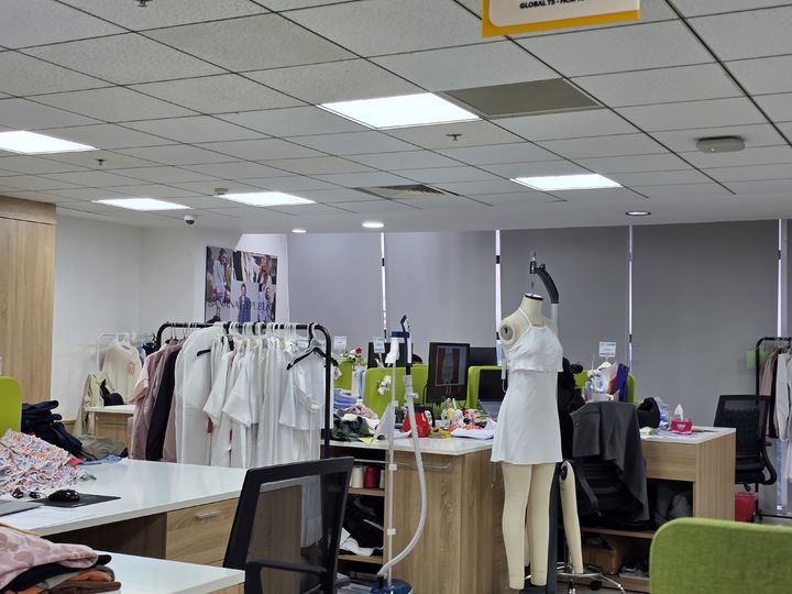 [호찌민=뉴시스] 이주혜 기자 = 한세실업 HCM법인 내부 모습. 2025.10.29. *재판매 및 DB 금지