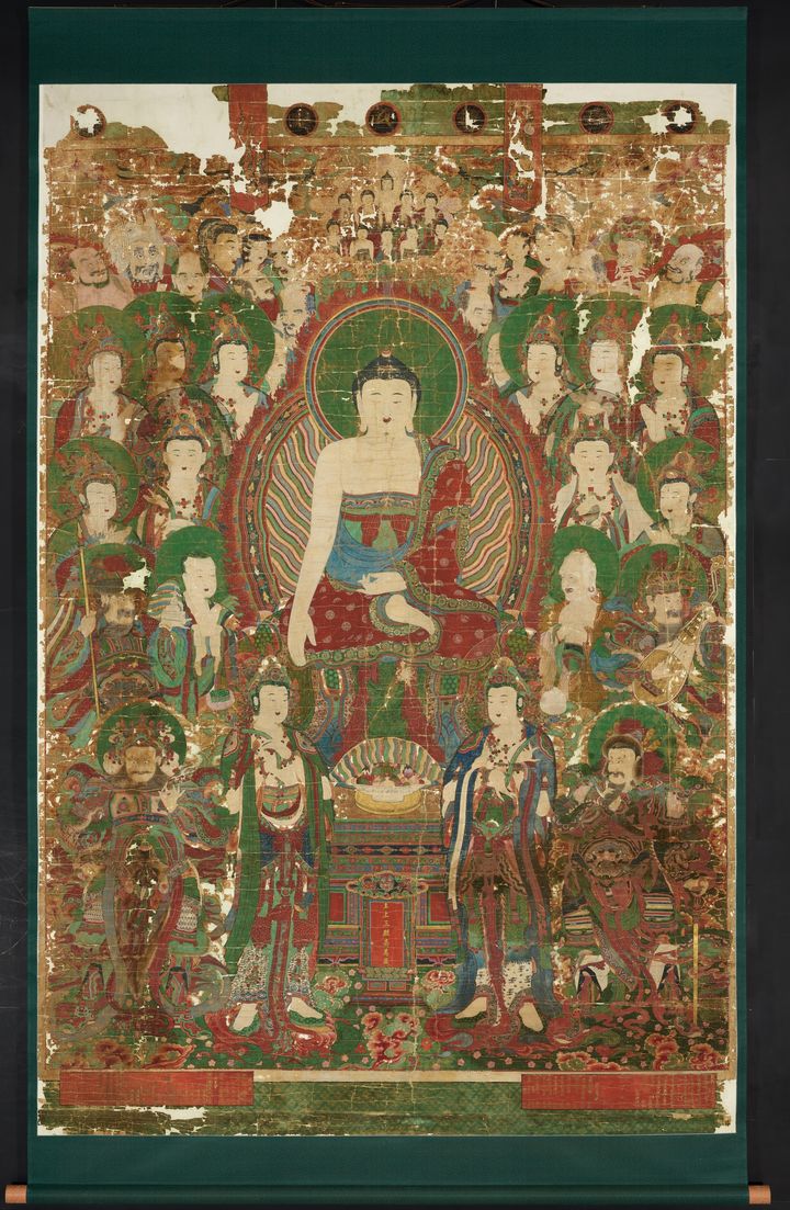 [서울=뉴시스] ‘영축사’명 영산회상도 (사진=국가유산청 제공) 2025.10.03. photo@newsis.com *재판매 및 DB 금지