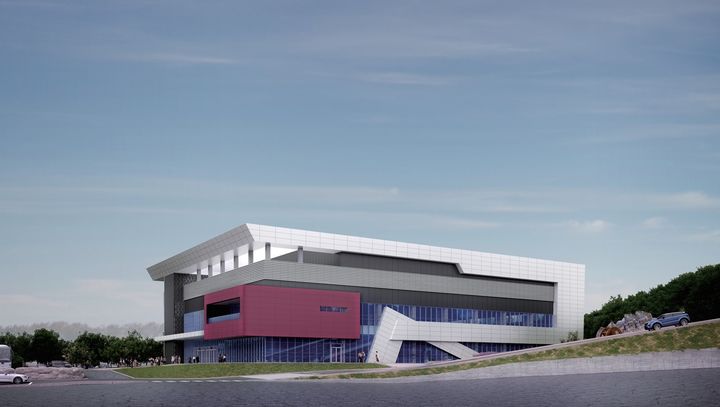 [함양=뉴시스]함양스포츠파크 다목적체육관 조감도.(사진=함양군 제공).2025.11.03.photo@newsis.com *재판매 및 DB 금지