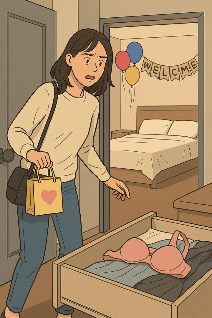 「旅行中…義理の妹が誰もいない新婚住宅のあちこちにプレゼントを隠しました」