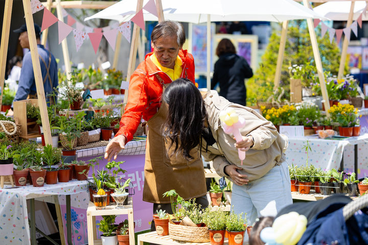 [봉화=뉴시스] 봉자장터 모습 (사진=한국수목원정원관리원 제공) 2025.11.04. photo@newsis.com *재판매 및 DB 금지