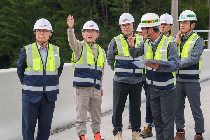 HDC현대산업개발, 겨울철 안전사고 예방 위해 경영진 현장 점검